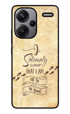 I Solemnly swear that i up to no good Redmi Note 13 Pro+ 5G Glass Case