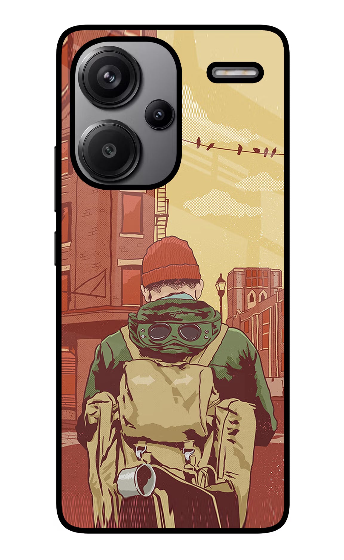 Adventurous Redmi Note 13 Pro+ 5G Glass Case Back Cover by Casekaro
