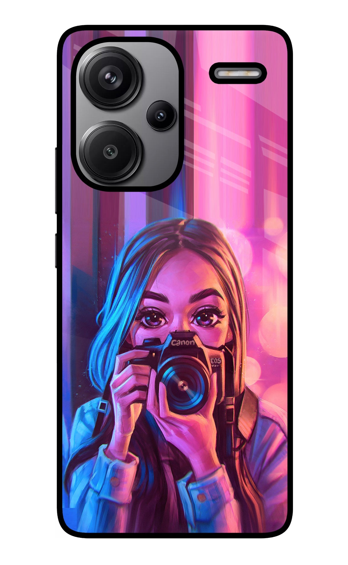 Girl Photographer Redmi Note 13 Pro+ 5G Back Cover