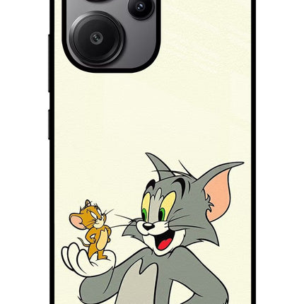 Tom & Jerry Redmi Note 13 Pro+ 5G Glass Case
