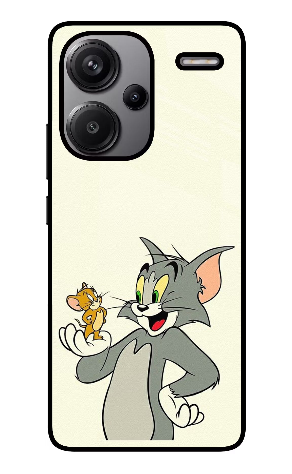 Tom & Jerry Redmi Note 13 Pro+ 5G Glass Case Back Cover by Casekaro