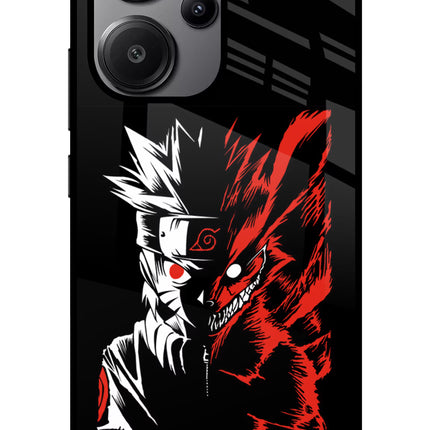 Naruto Two Face Redmi Note 13 Pro+ 5G Glass Case