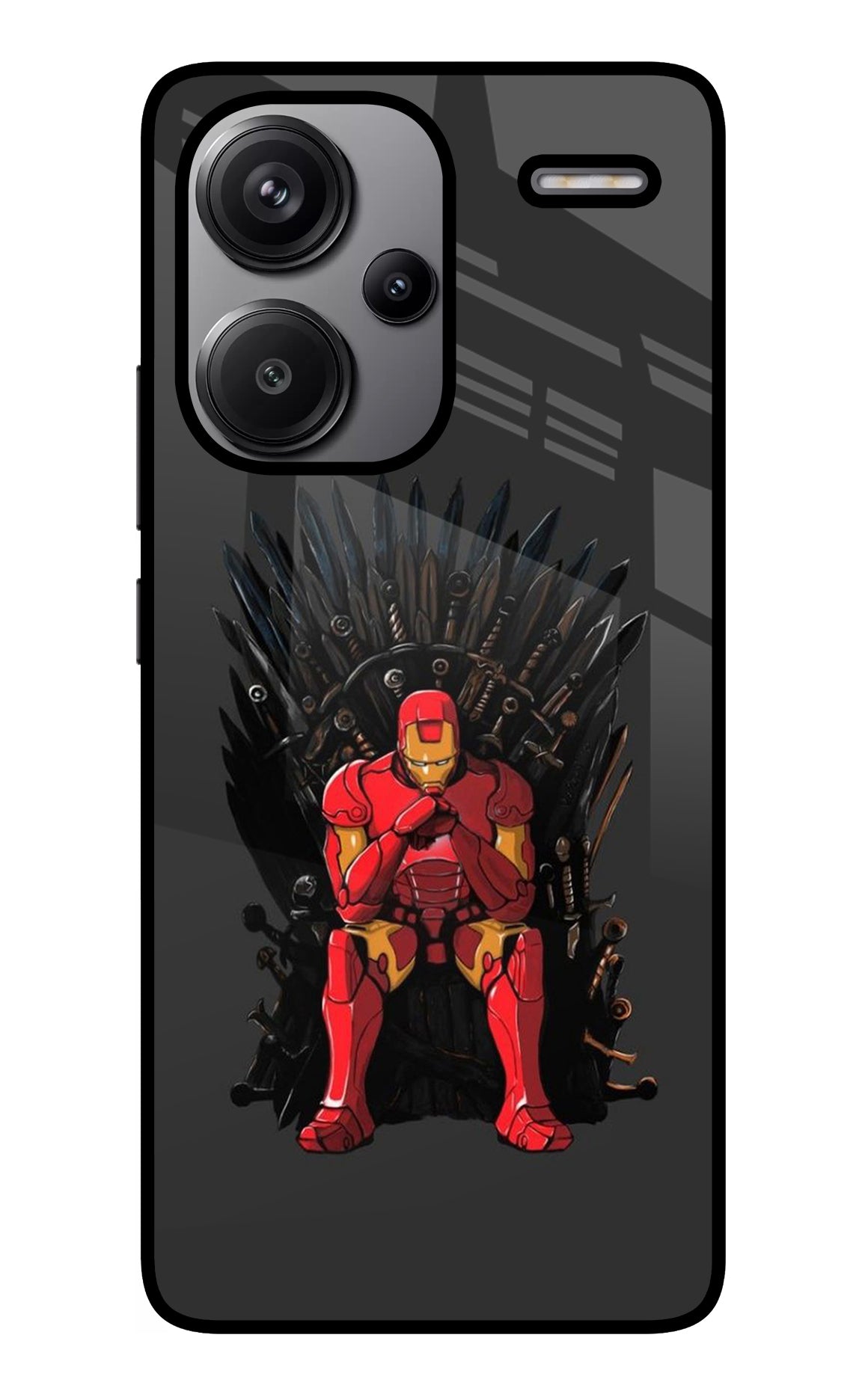 Ironman Throne Redmi Note 13 Pro+ 5G Glass Case