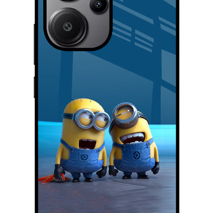Minion Laughing Redmi Note 13 Pro+ 5G Glass Case