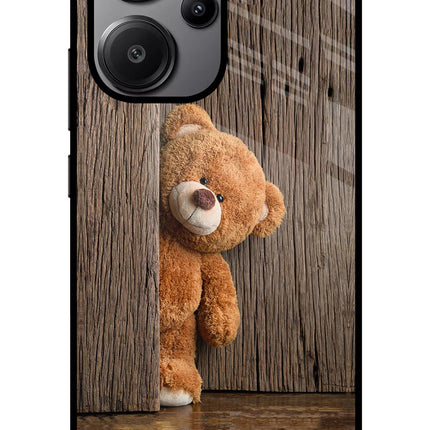 Teddy Wooden Redmi Note 13 Pro+ 5G Glass Case