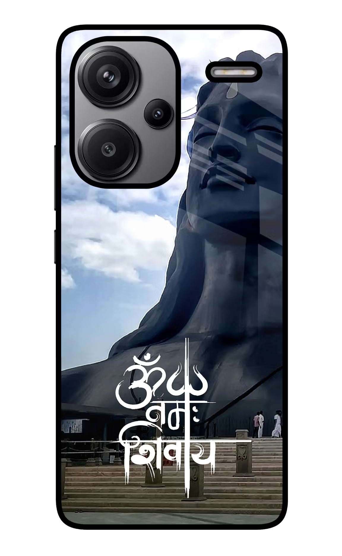 Om Namah Shivay Redmi Note 13 Pro+ 5G Glass Case Back Cover by Casekaro