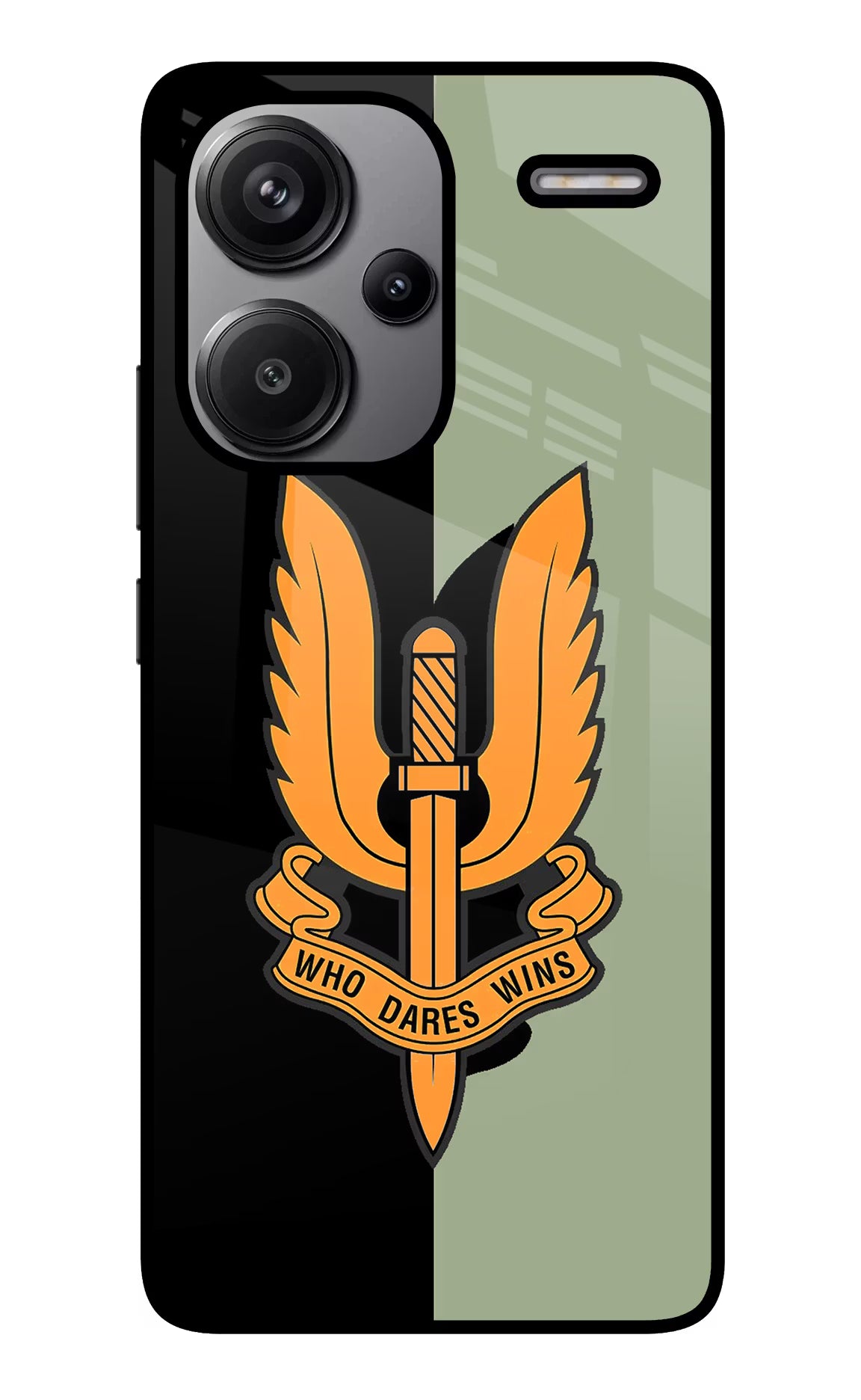 Balidan Logo Redmi Note 13 Pro+ 5G Glass Case Back Cover by Casekaro