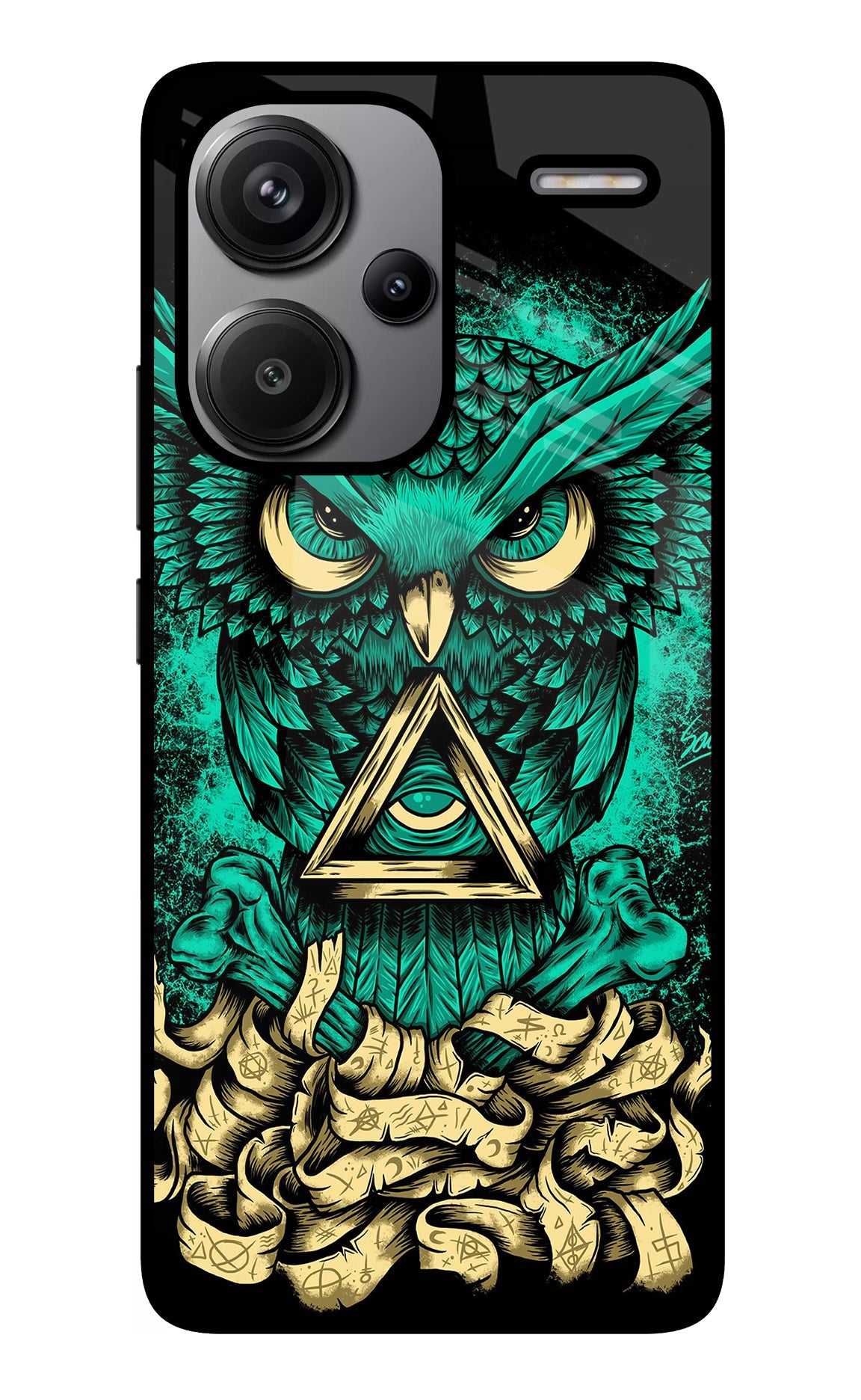 Green Owl Redmi Note 13 Pro+ 5G Glass Case