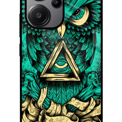 Green Owl Redmi Note 13 Pro+ 5G Glass Case