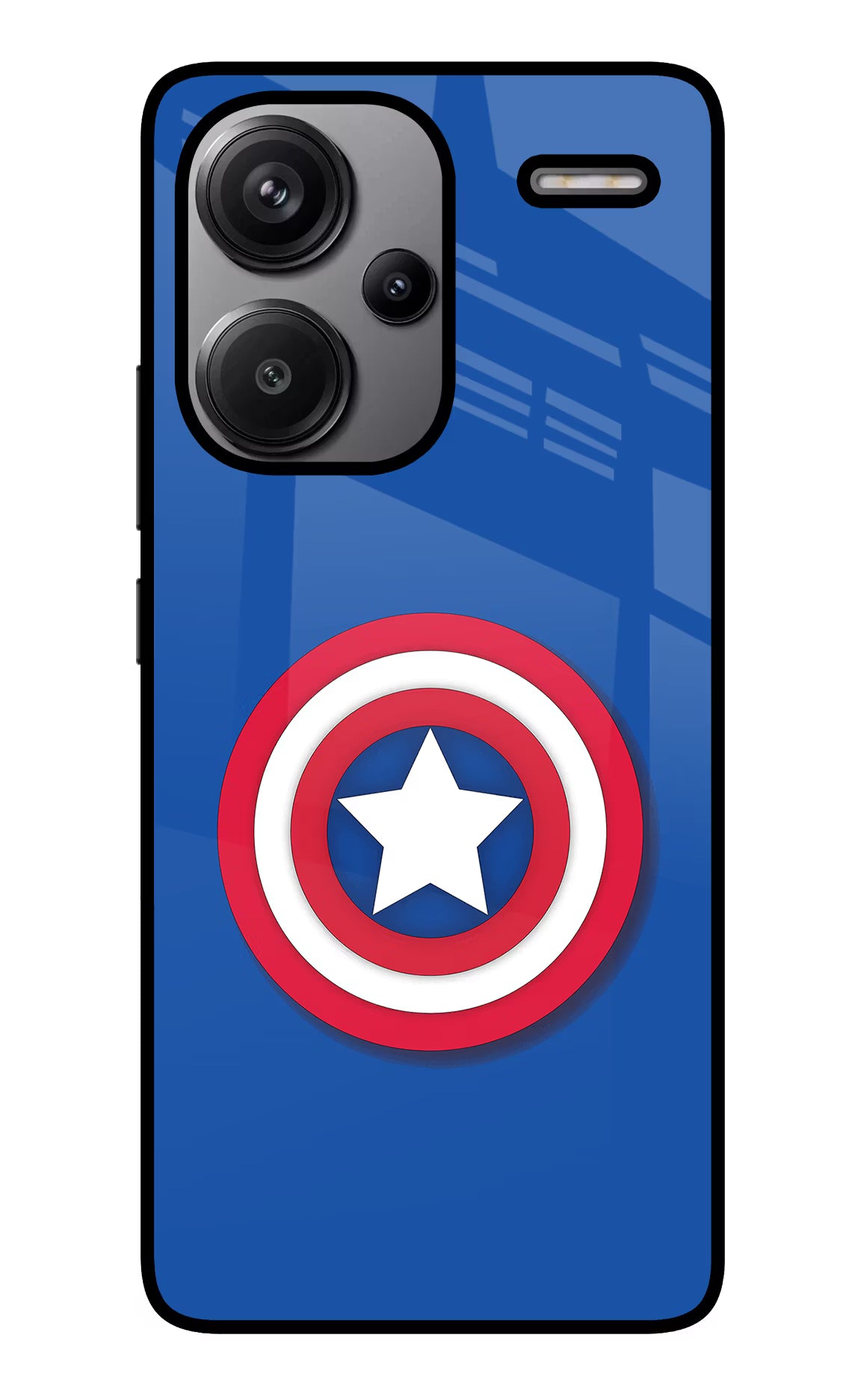 Shield Redmi Note 13 Pro+ 5G Glass Case Back Cover by Casekaro