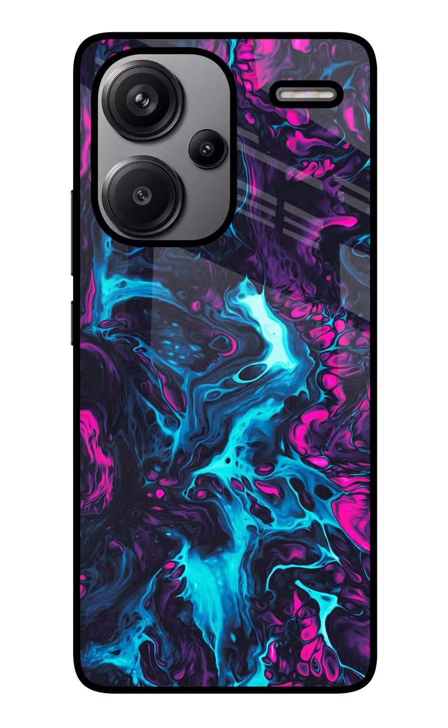 Abstract Redmi Note 13 Pro+ 5G Back Cover, Metal case