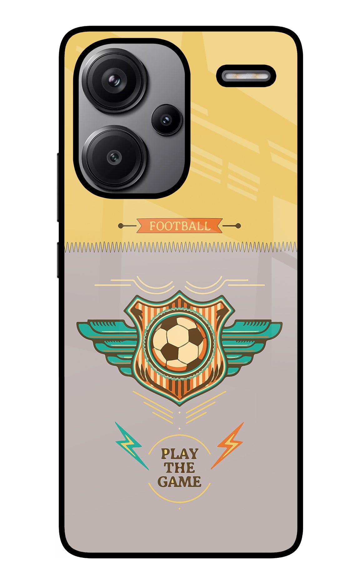 Football Redmi Note 13 Pro+ 5G Glass Case