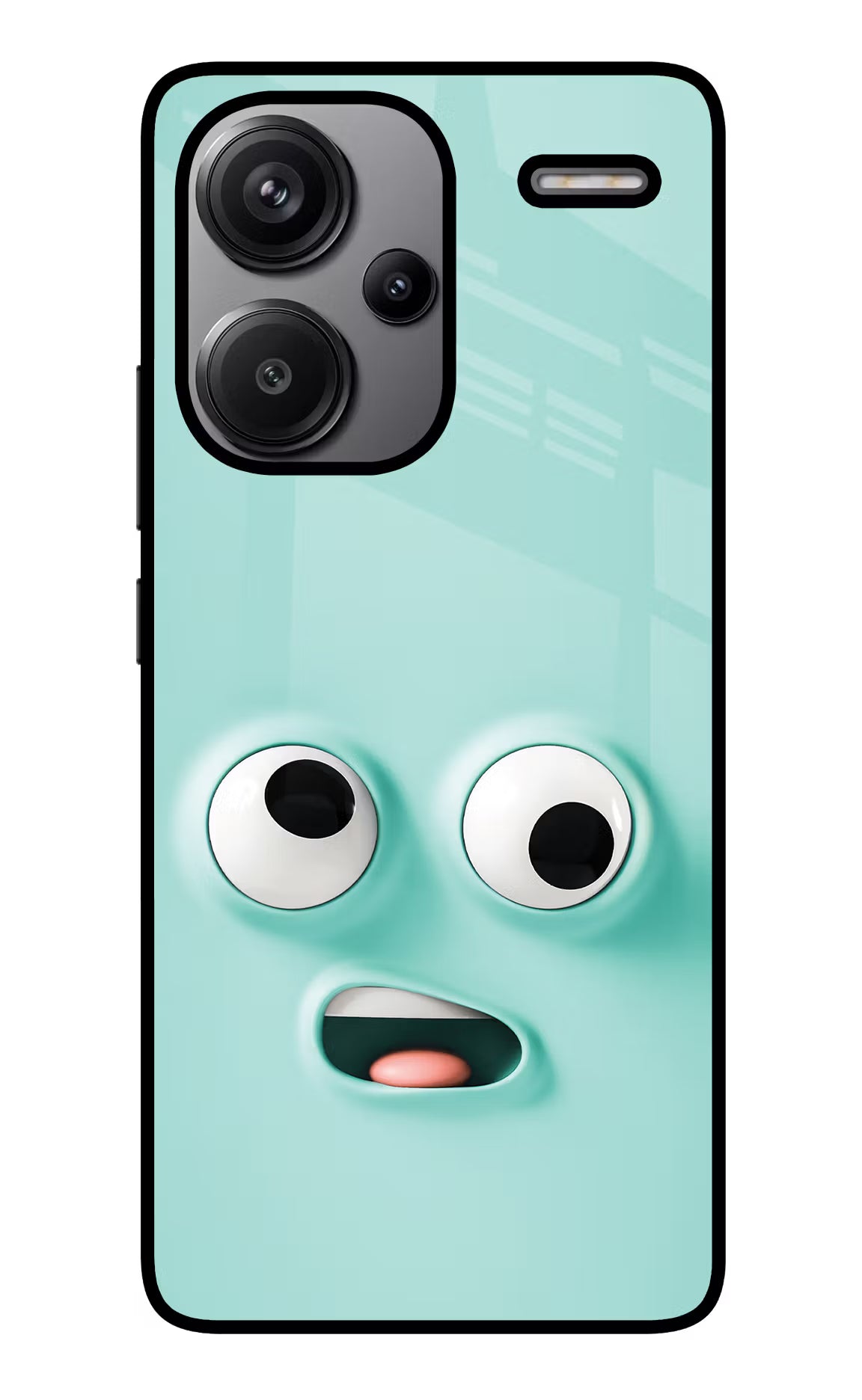 Funny Cartoon Redmi Note 13 Pro+ 5G Glass Case Back Cover by Casekaro