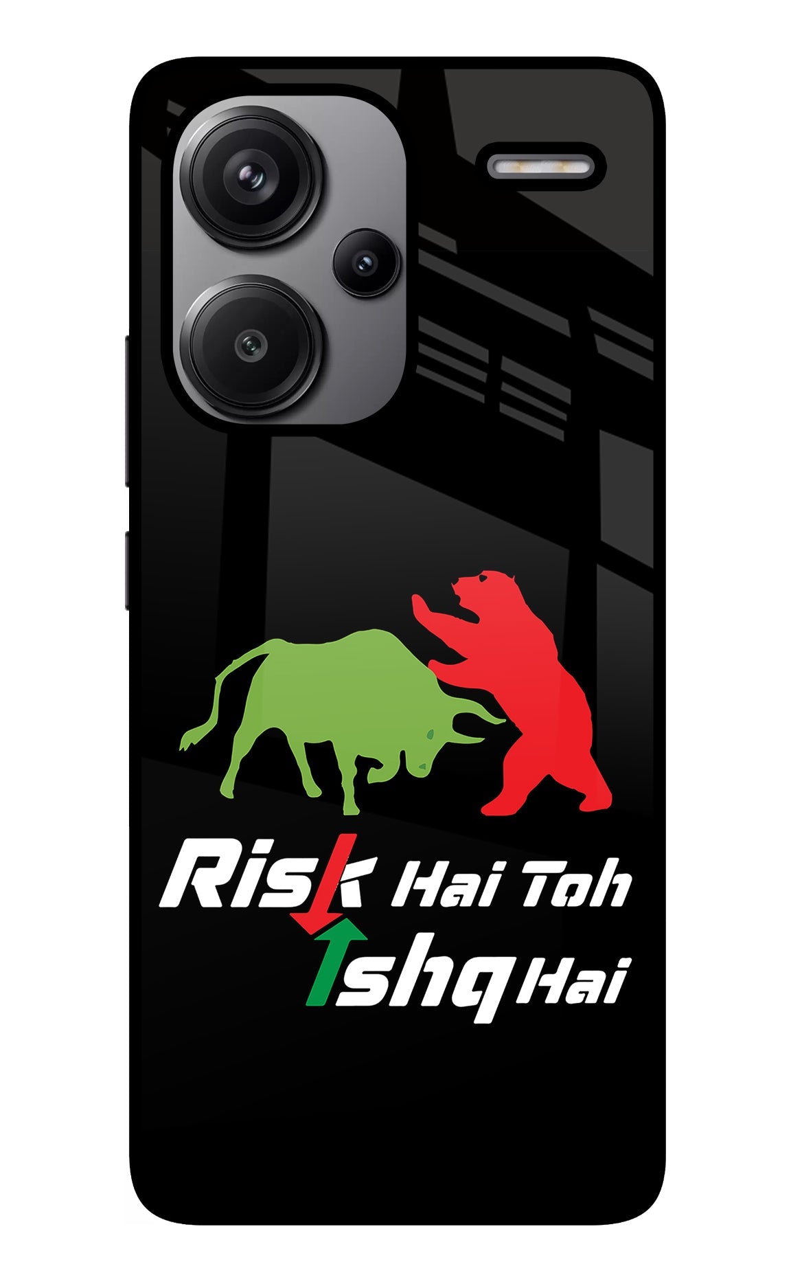 Risk Hai Toh Ishq Hai Redmi Note 13 Pro+ 5G Glass Case