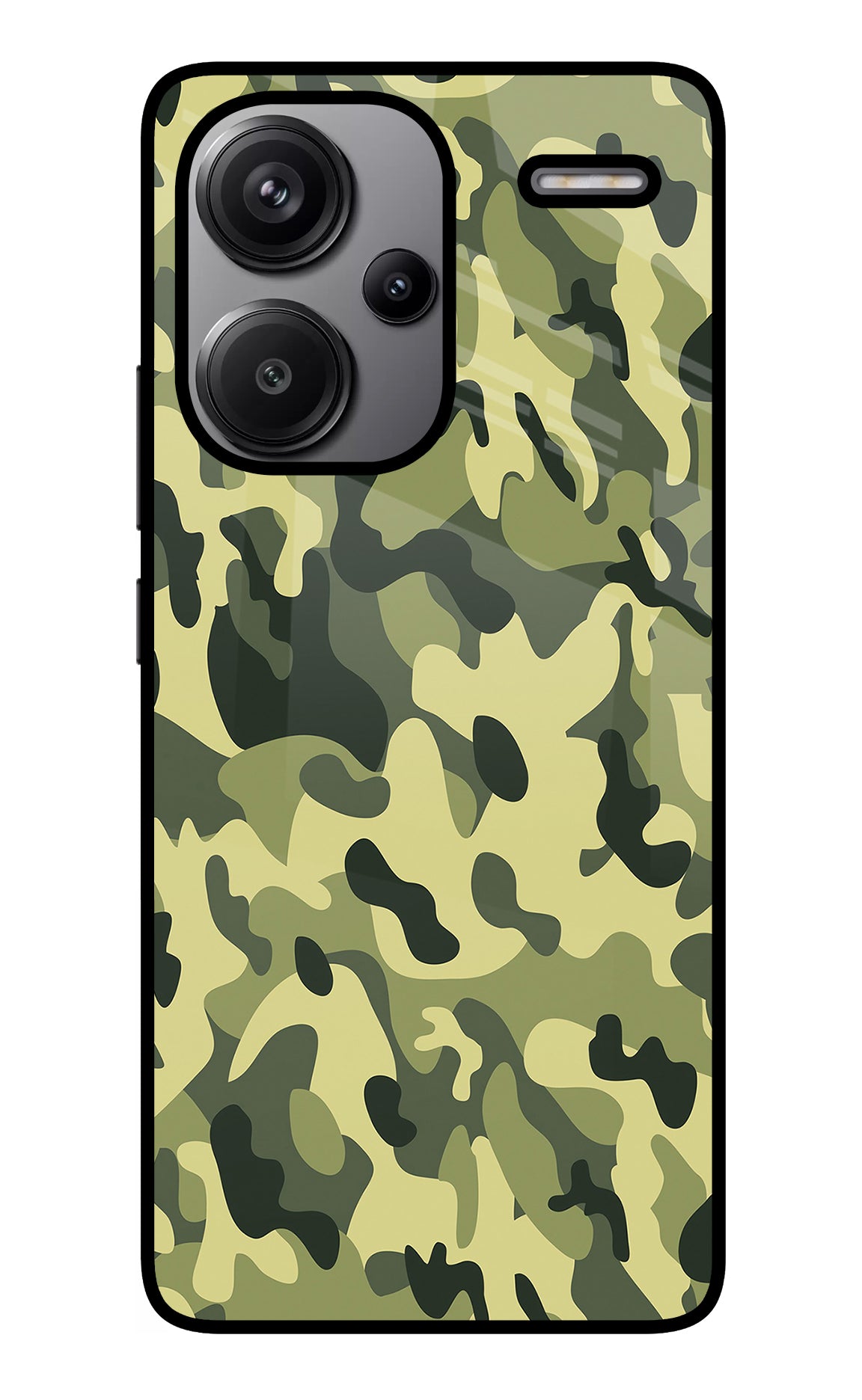 Camouflage Redmi Note 13 Pro+ 5G Glass Case