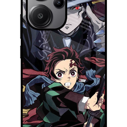 Demon Slayer Redmi Note 13 Pro+ 5G Glass Case
