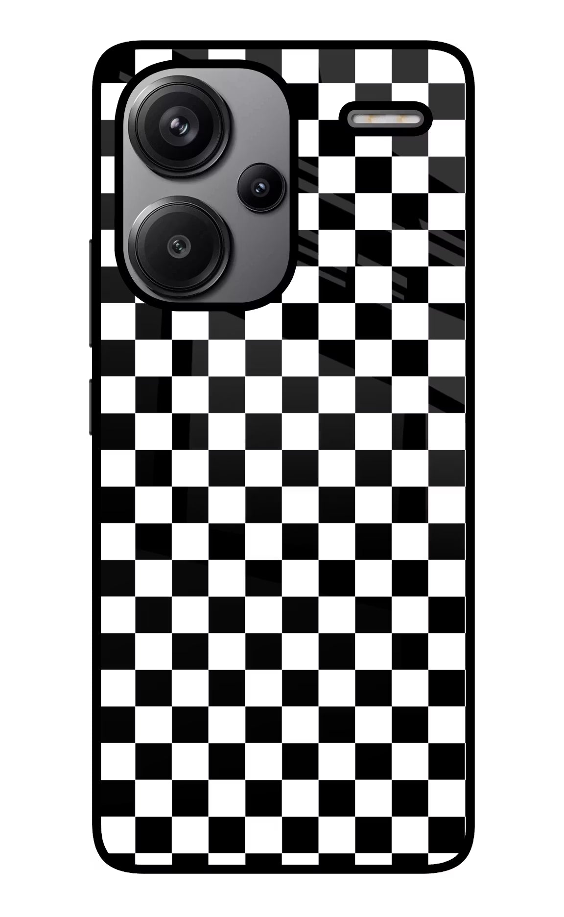 Chess Board Redmi Note 13 Pro+ 5G Glass Case Back Cover by Casekaro