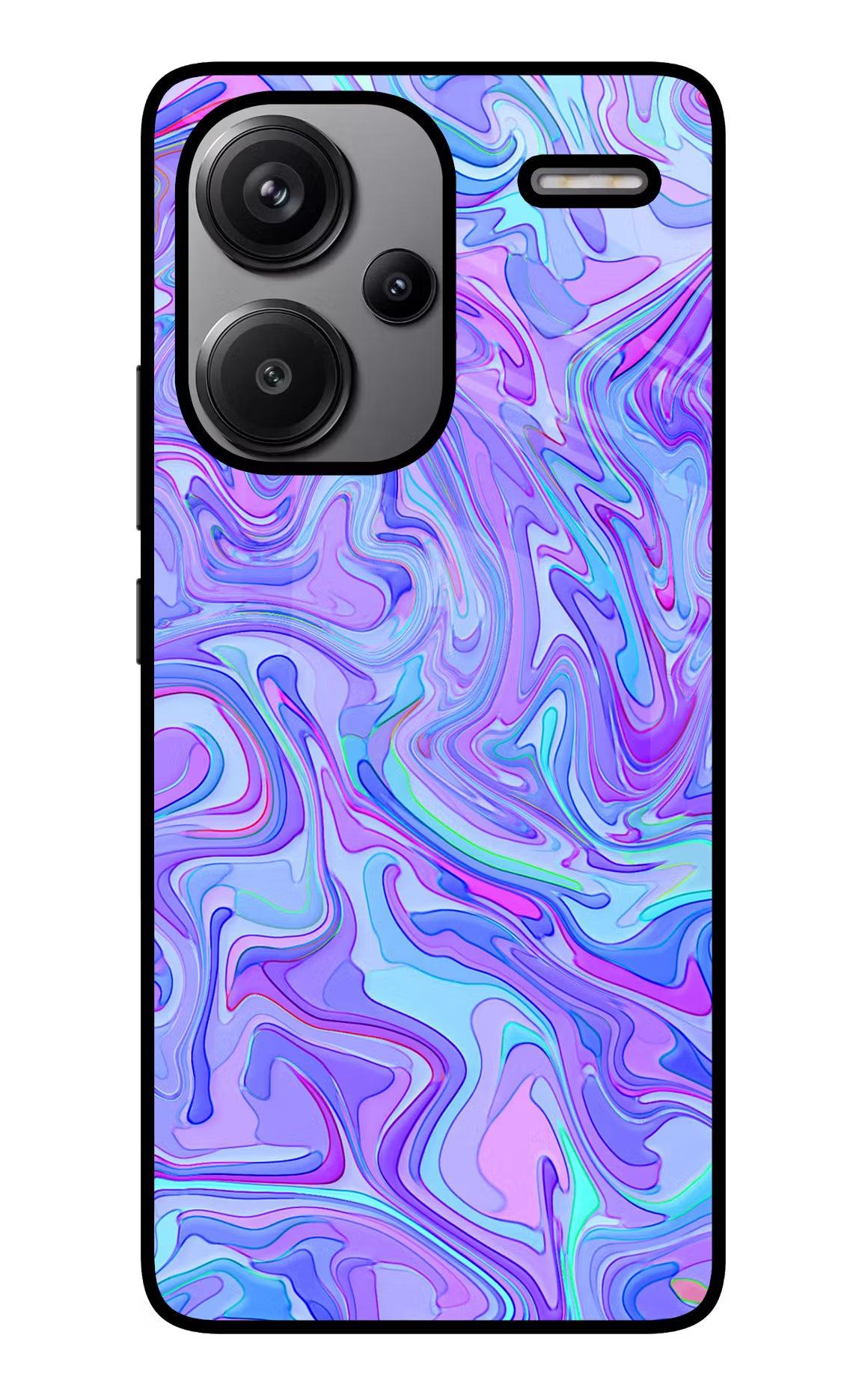 Glitter Redmi Note 13 Pro+ 5G Glass Case Back Cover by Casekaro