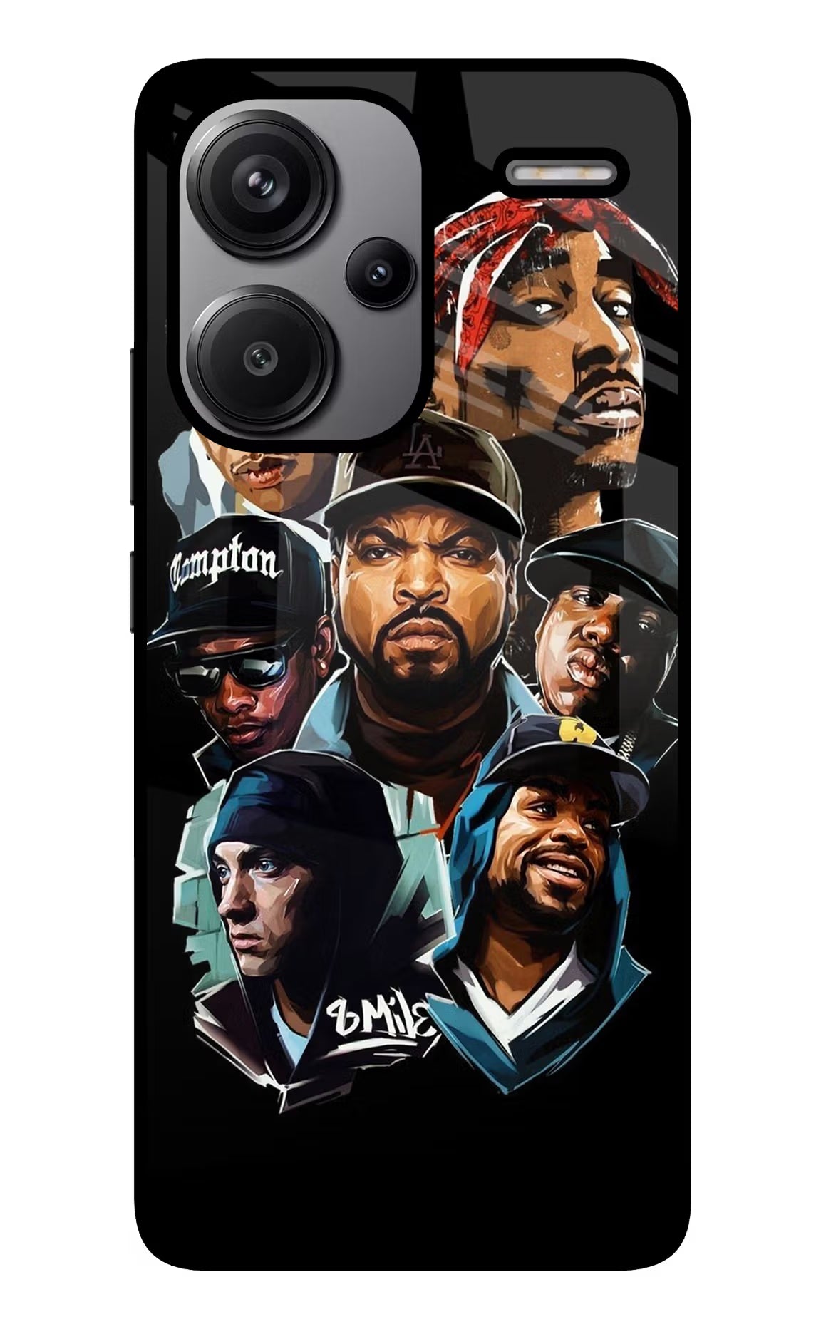 Rappers Redmi Note 13 Pro+ 5G Glass Case Back Cover by Casekaro