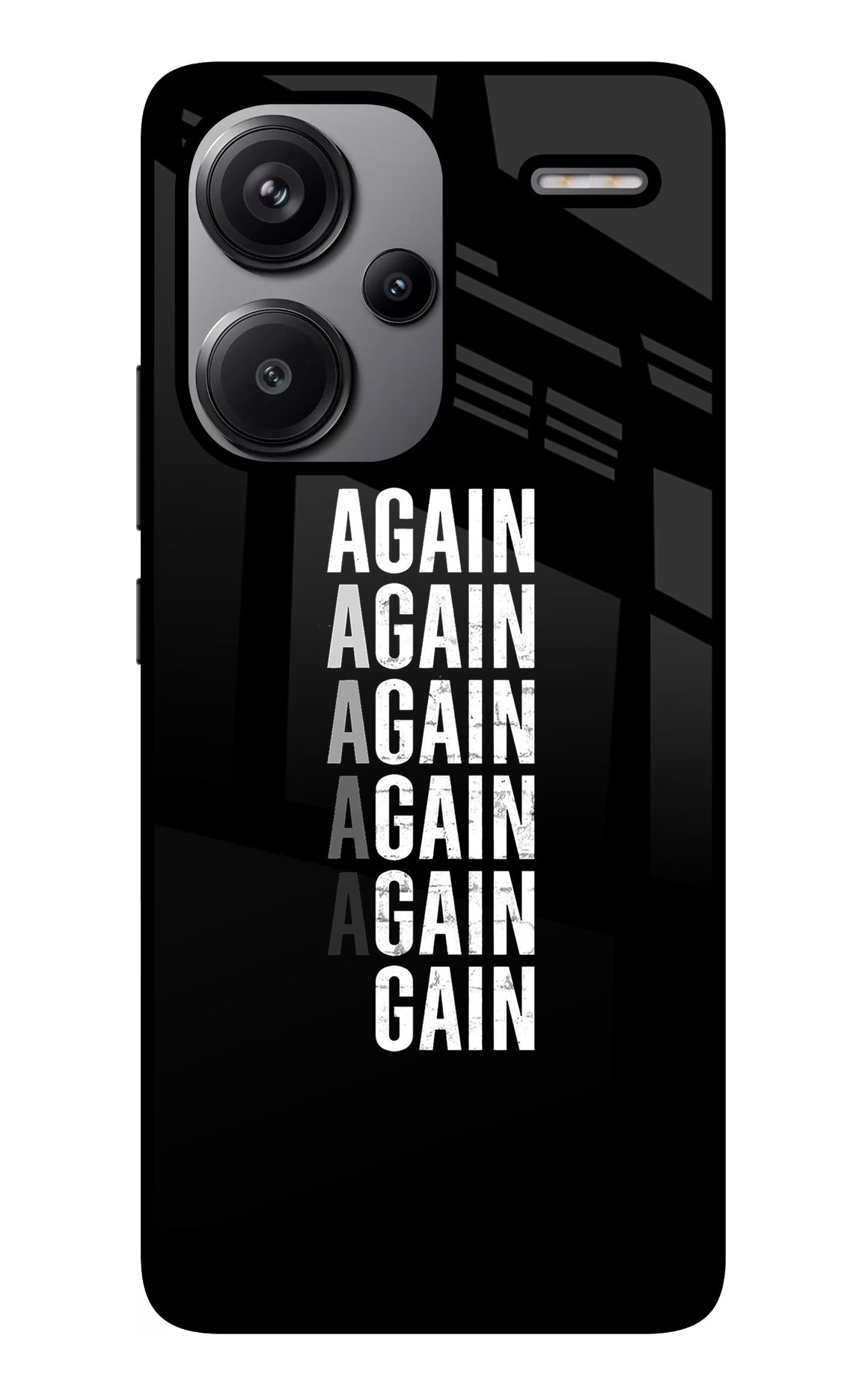 Again Again Gain Redmi Note 13 Pro+ 5G Glass Case