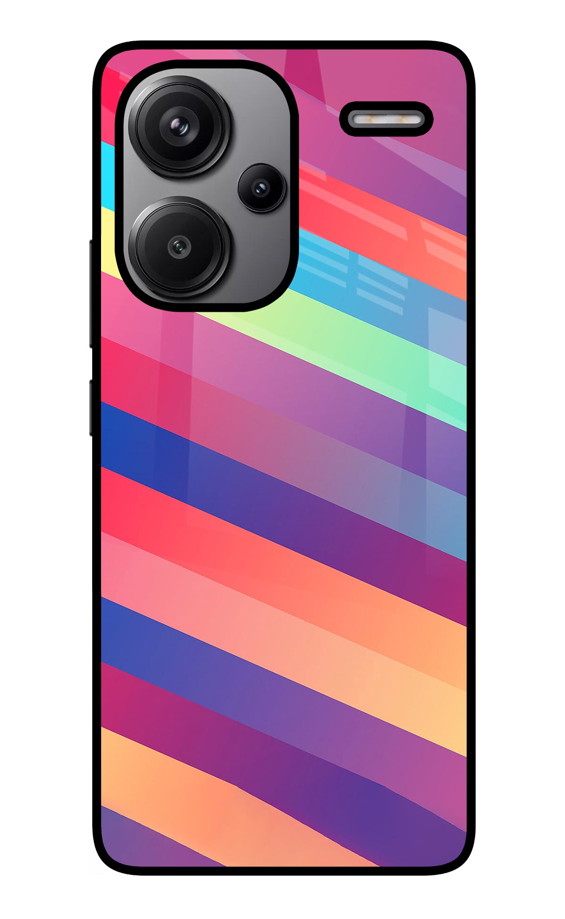 Stripes color Redmi Note 13 Pro+ 5G Back Cover