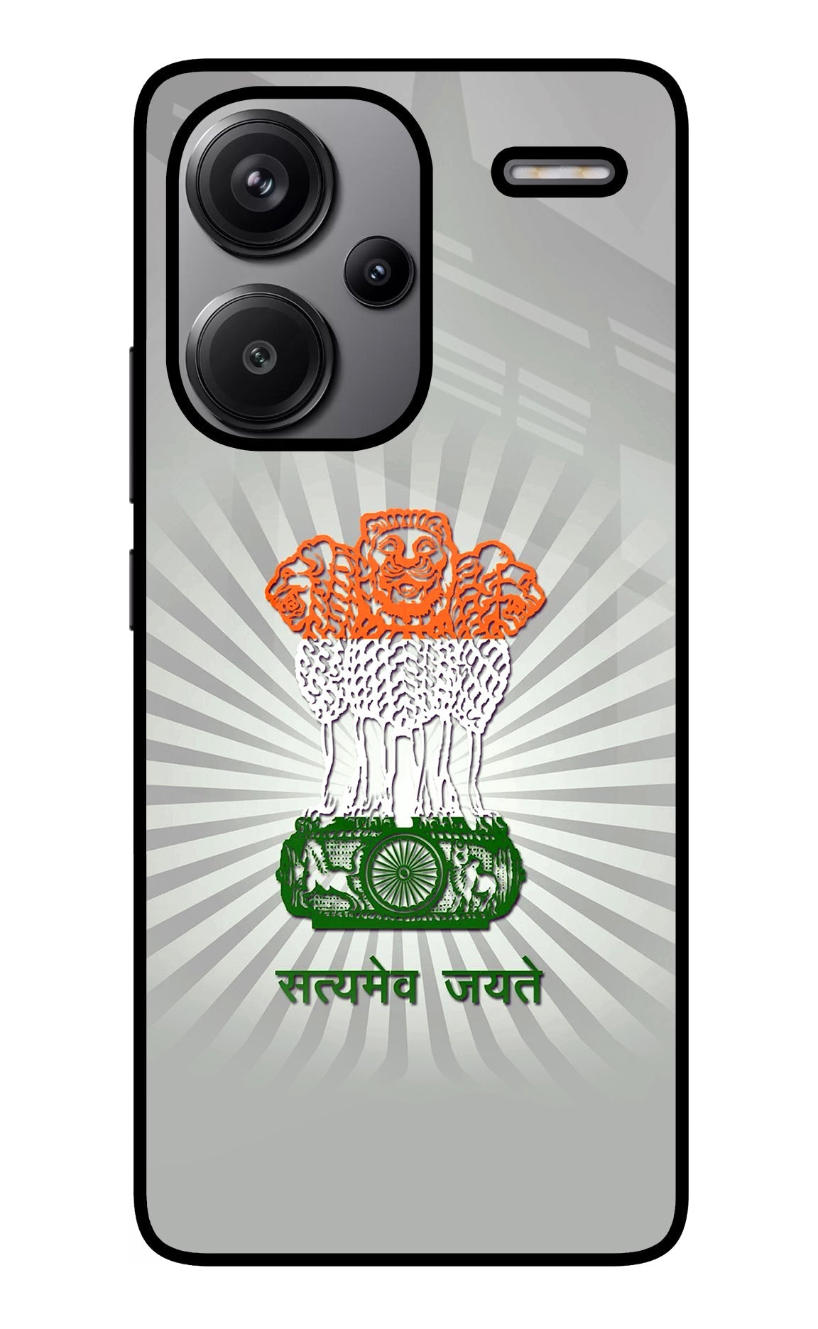 Satyamev Jayate Art Redmi Note 13 Pro+ 5G Back Cover