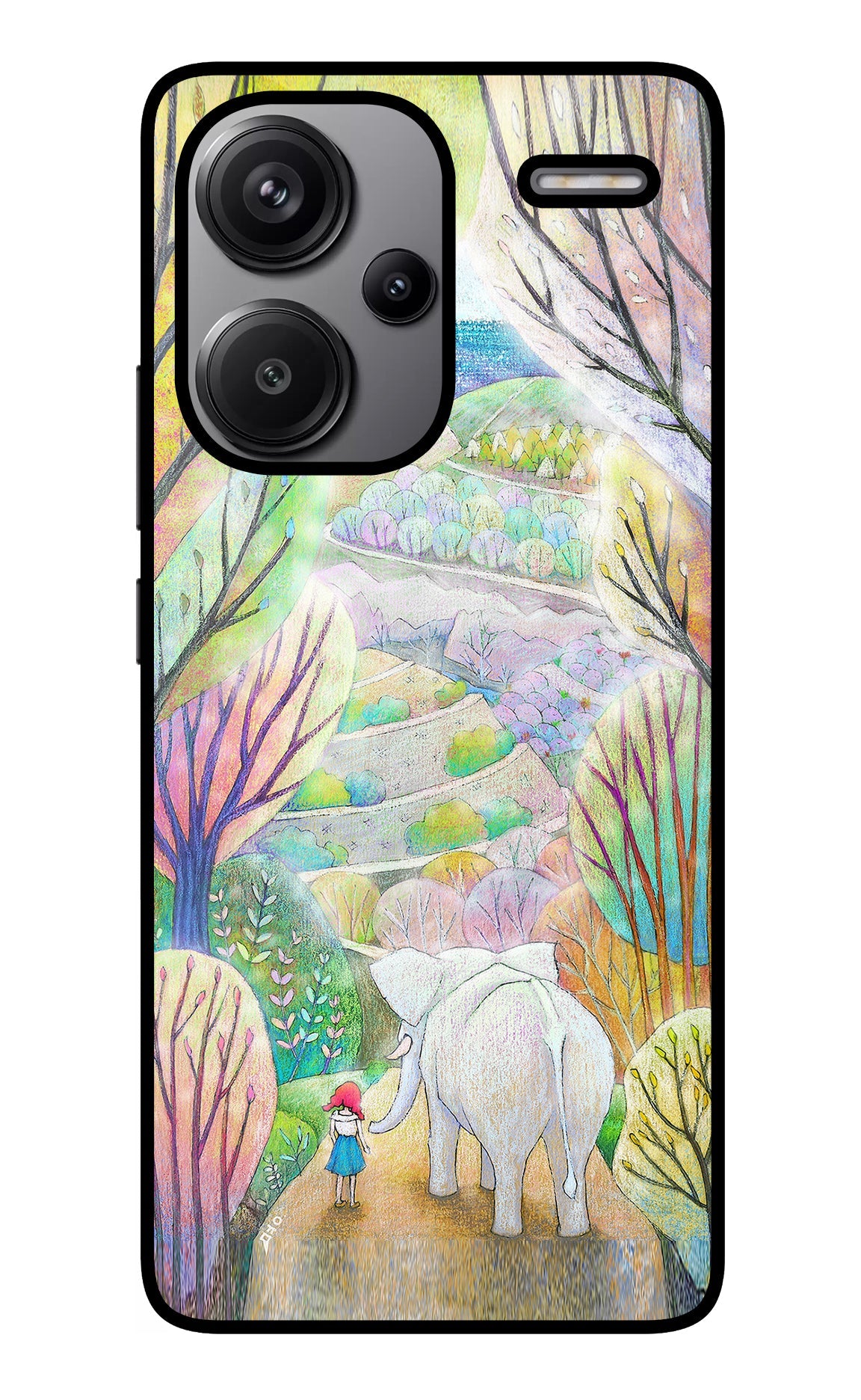 Nature Painting Redmi Note 13 Pro+ 5G Glass Case