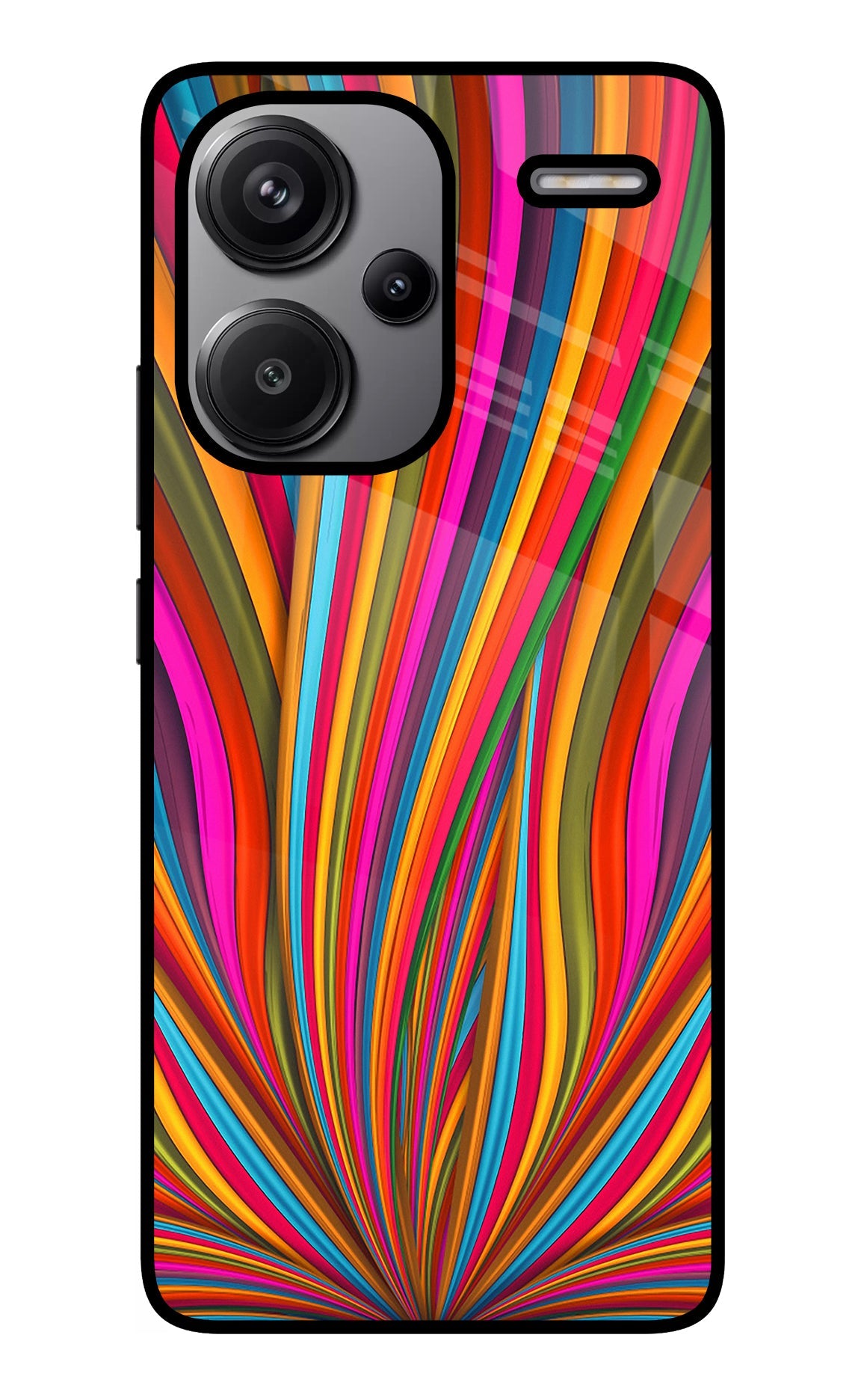 Trippy Wavy Redmi Note 13 Pro+ 5G Glass Case