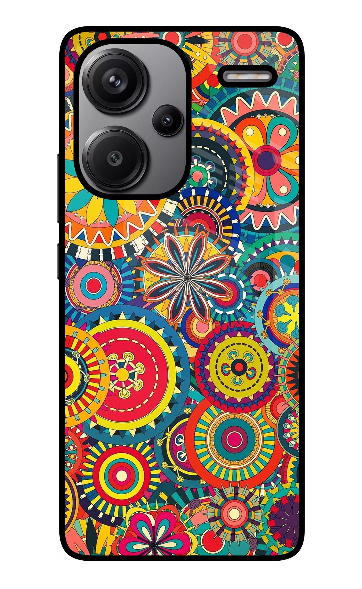 Gol Gol Art Redmi Note 13 Pro+ 5G Glass Case Back Cover by Casekaro
