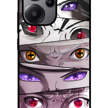 Naruto Anime Redmi Note 13 Pro+ 5G Glass Case Back Cover by Casekaro