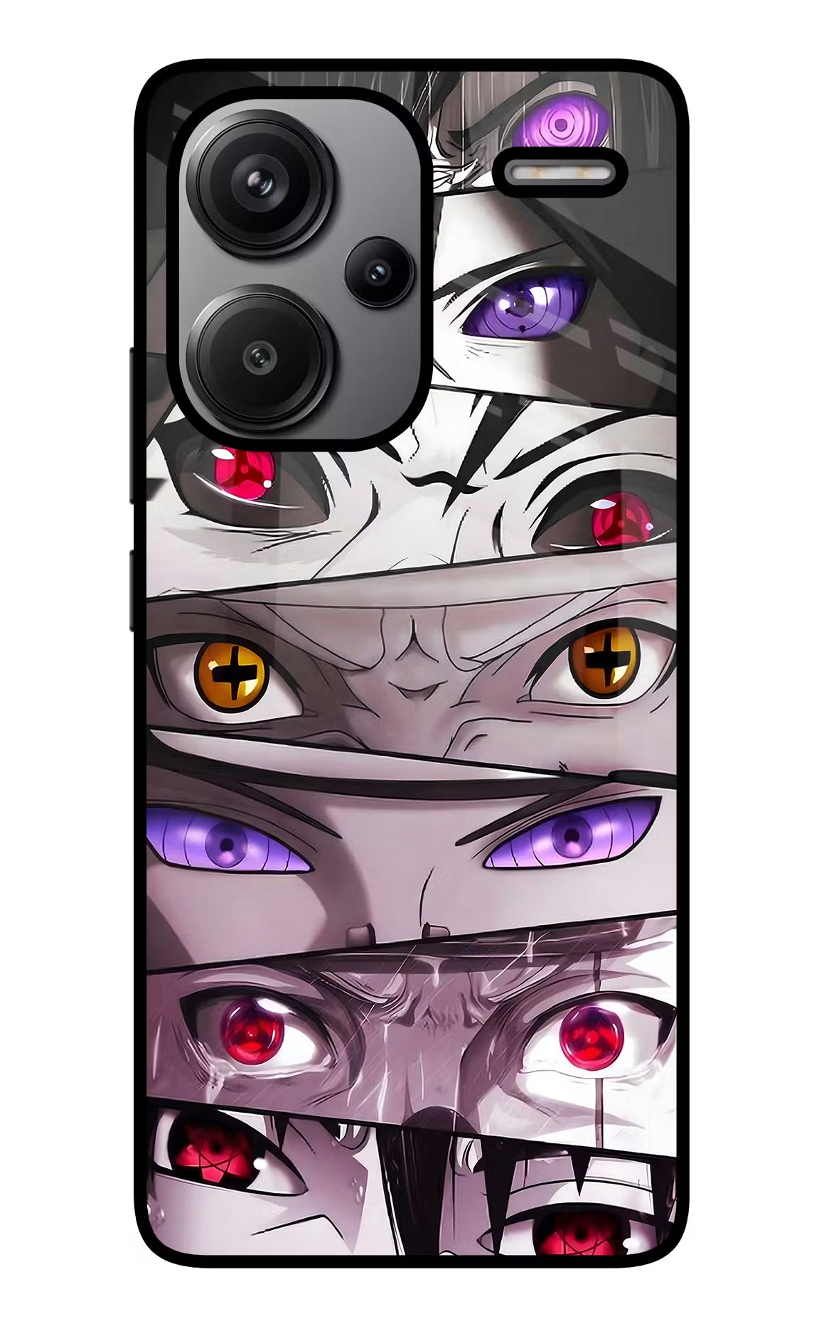 Naruto Anime Redmi Note 13 Pro+ 5G Glass Case Back Cover by Casekaro