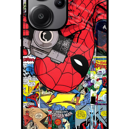 Spider Man Redmi Note 13 Pro+ 5G Glass Case
