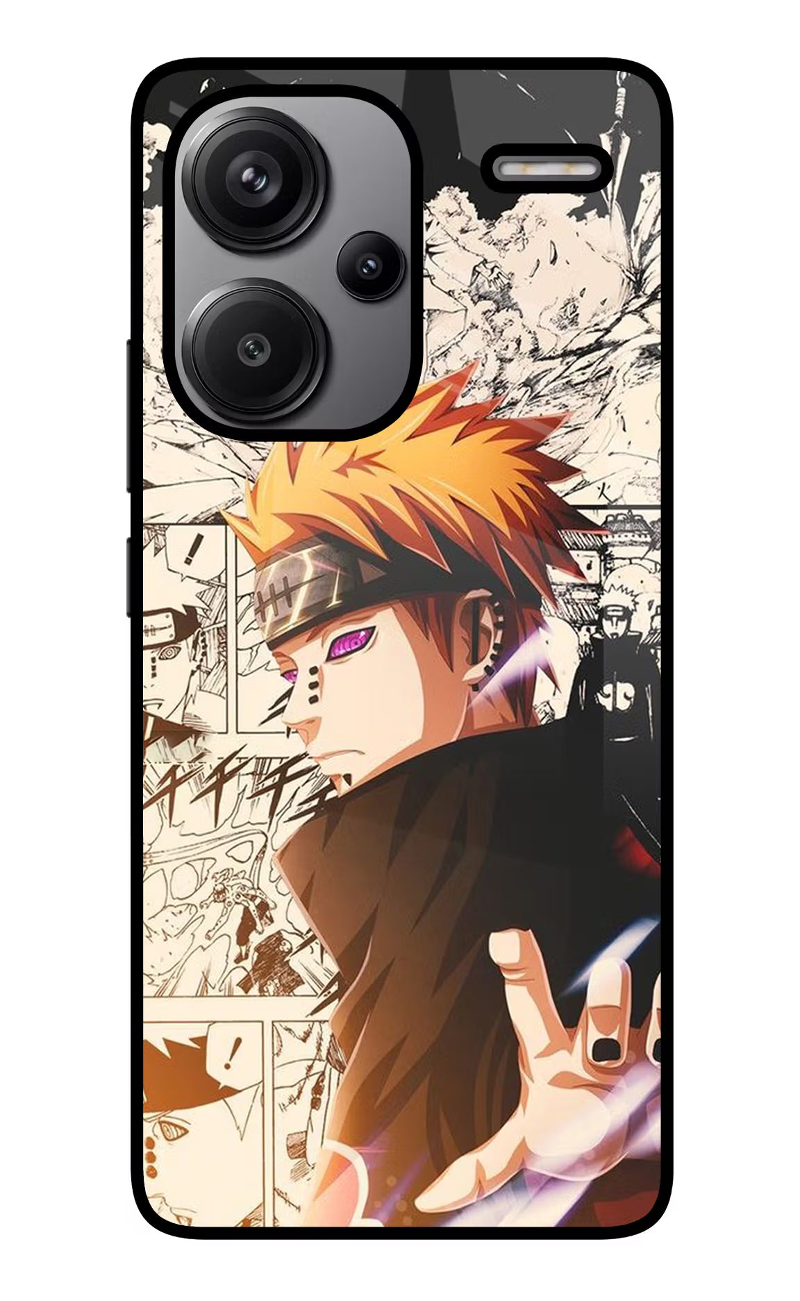 Pain Anime Redmi Note 13 Pro+ 5G Glass Case Back Cover by Casekaro