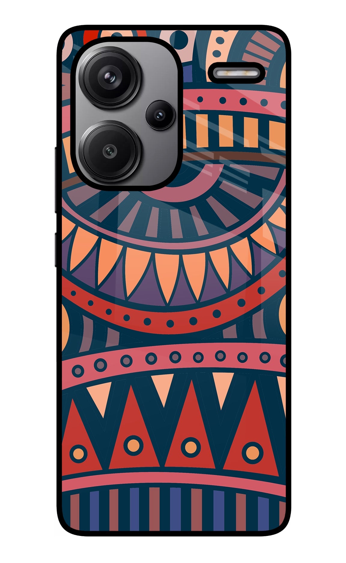 African Culture Design Redmi Note 13 Pro+ 5G Glass Case