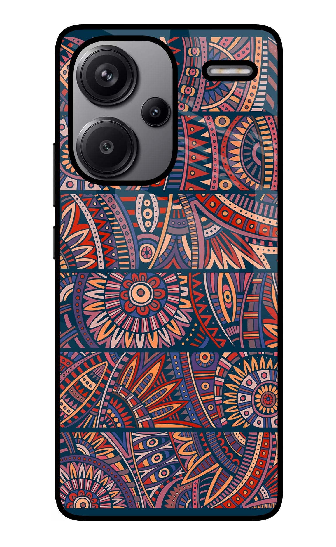 African Culture Design Redmi Note 13 Pro+ 5G Glass Case