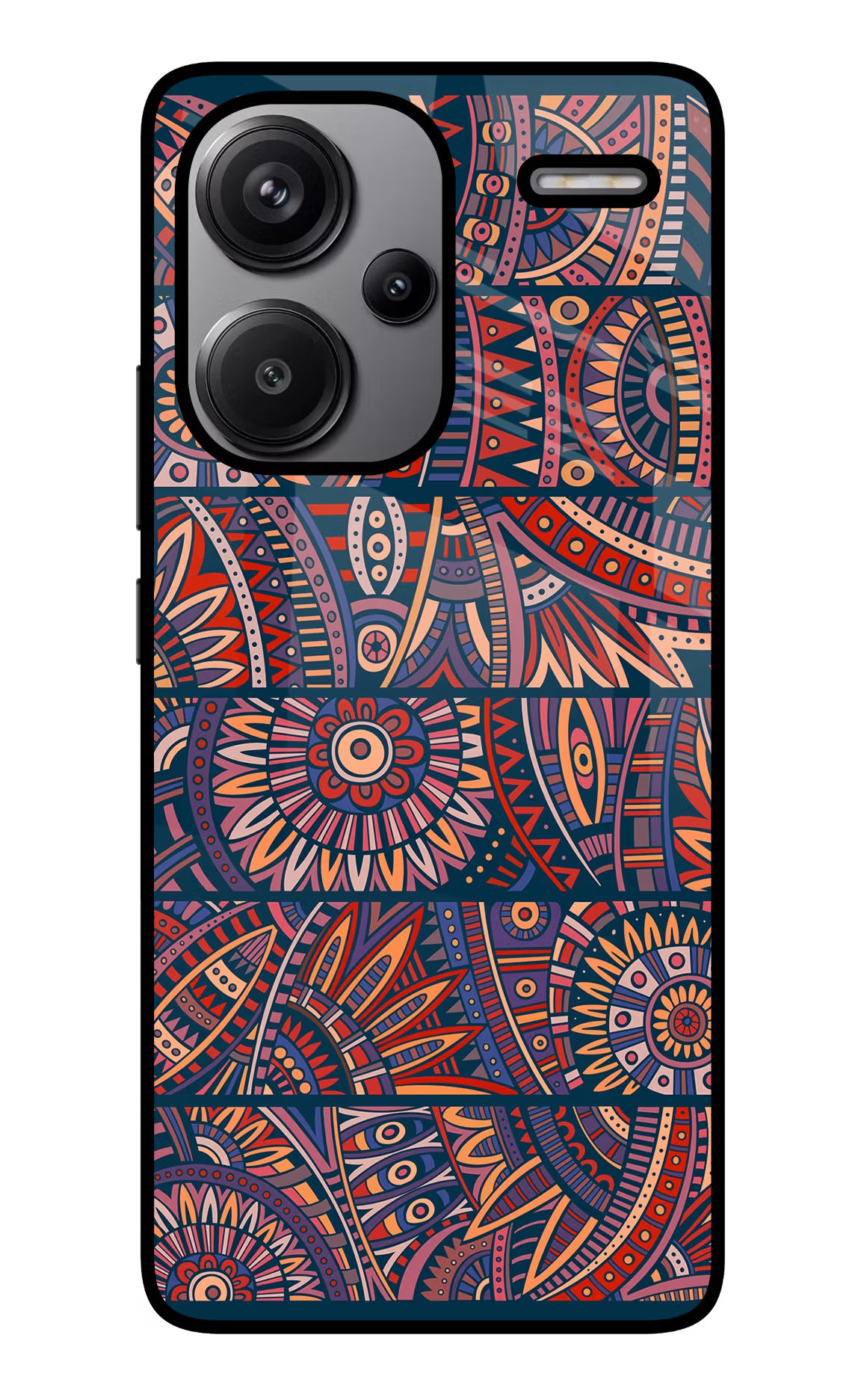 African Culture Design Redmi Note 13 Pro+ 5G Glass Case Back Cover by Casekaro