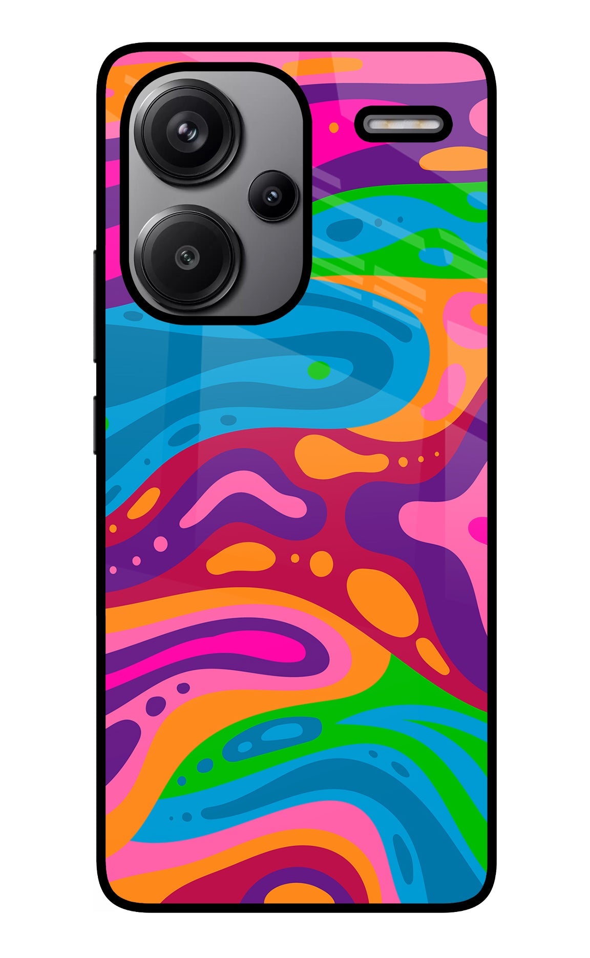 Trippy Pattern Redmi Note 13 Pro+ 5G Back Cover