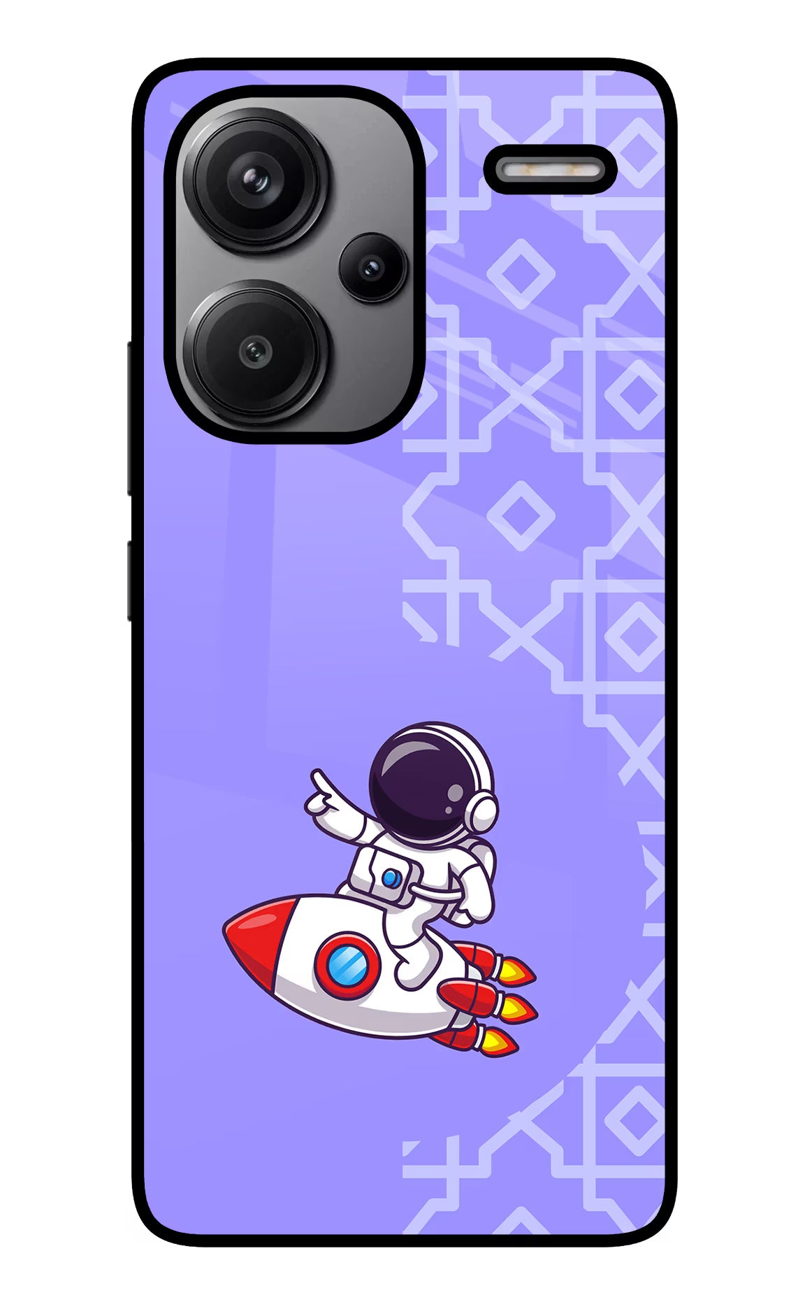 Cute Astronaut Redmi Note 13 Pro+ 5G Glass Case