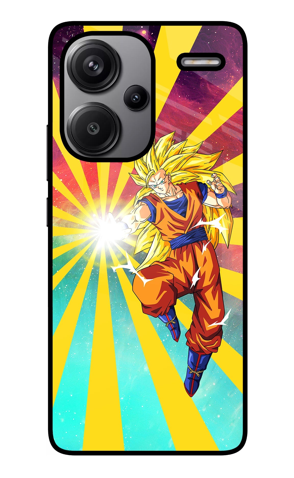 Goku Super Saiyan Redmi Note 13 Pro+ 5G Glass Case