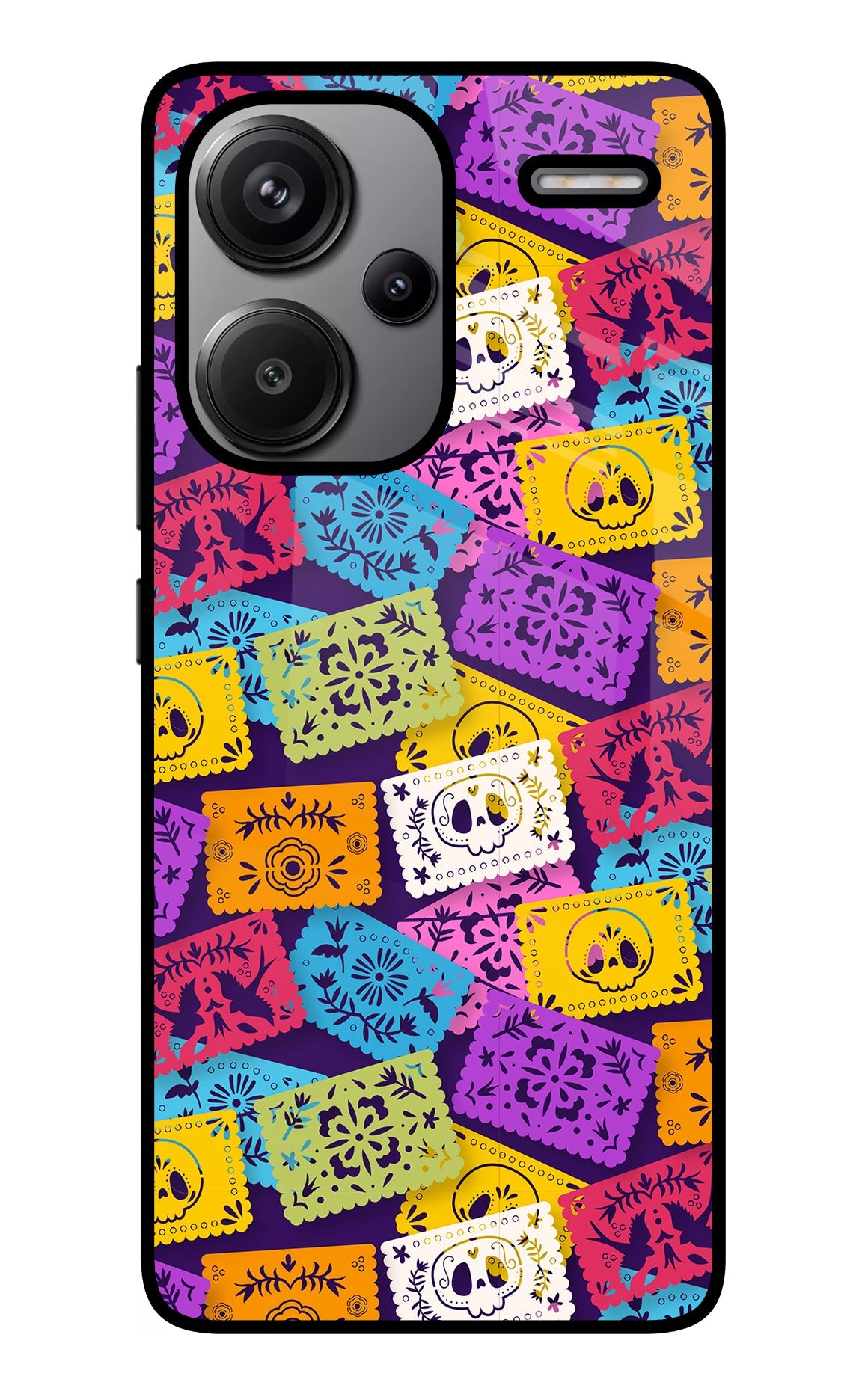 Mexican Pattern Redmi Note 13 Pro+ 5G Glass Case