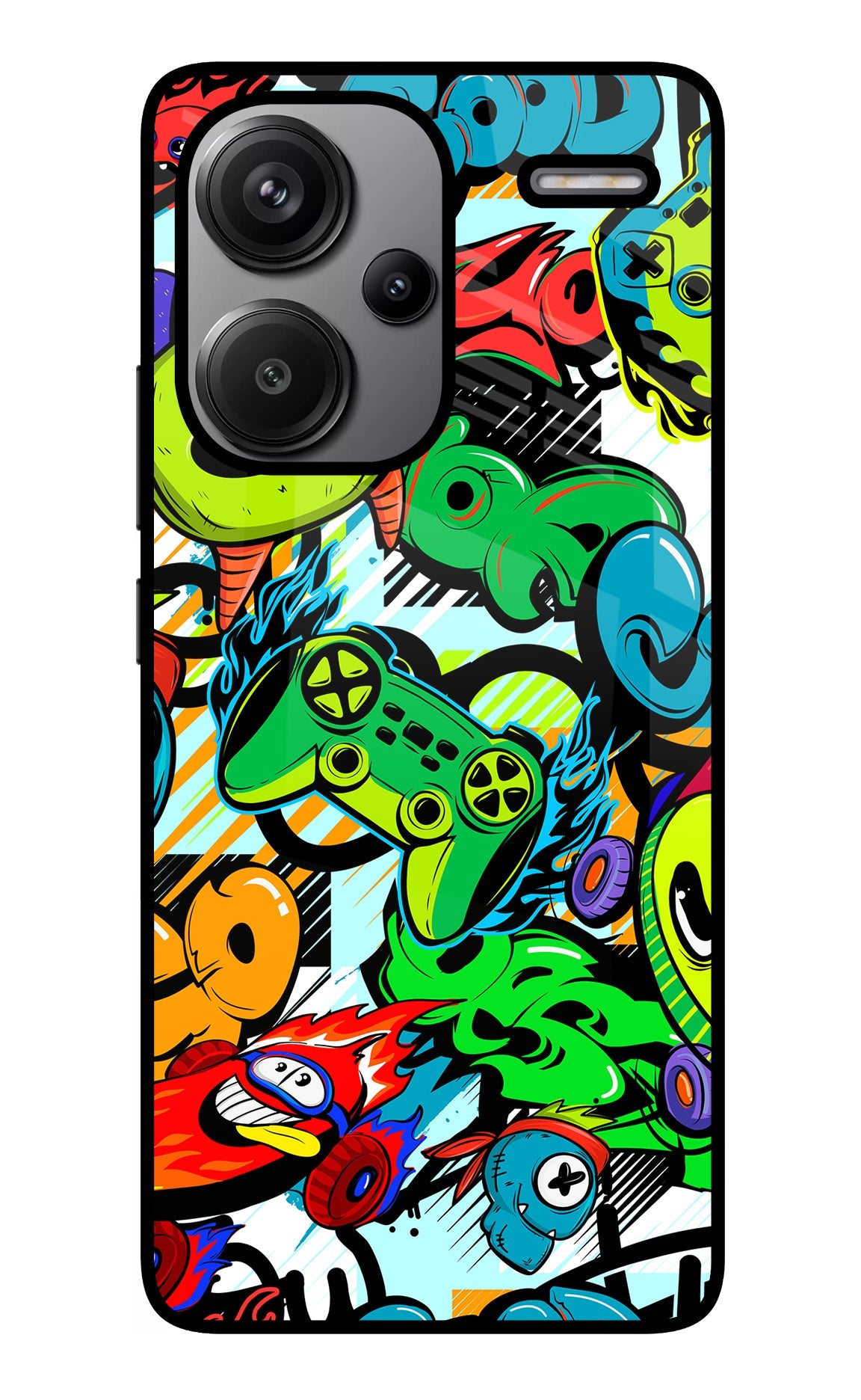 Game Doodle Redmi Note 13 Pro+ 5G Glass Case