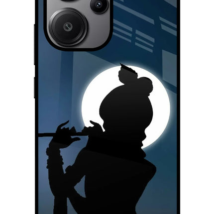 Shri Krishna Silhouette Redmi Note 13 Pro+ 5G Glass Case