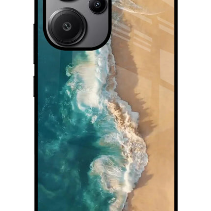 Ocean Beach Redmi Note 13 Pro+ 5G Glass Case