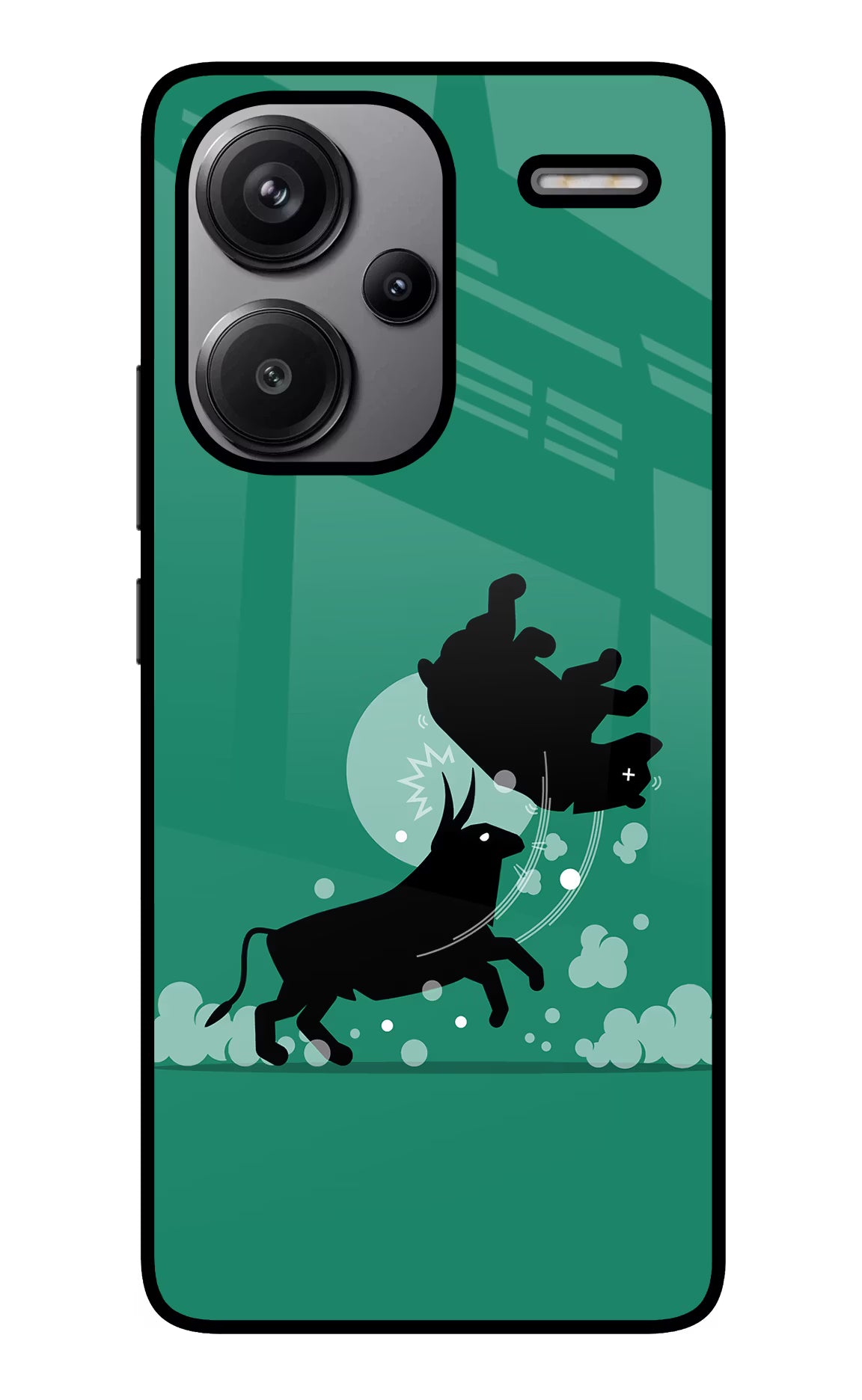 Bull Conqueror Redmi Note 13 Pro+ 5G Glass Case