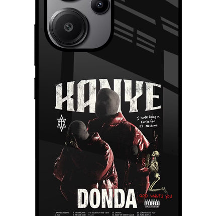 Donda Kanye West Redmi Note 13 Pro+ 5G Glass Case