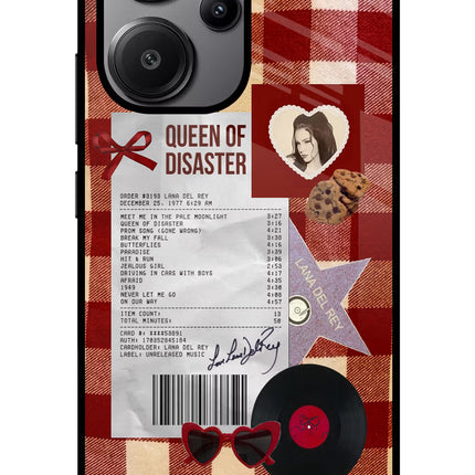 Queen of Disaster Redmi Note 13 Pro+ 5G Glass Case