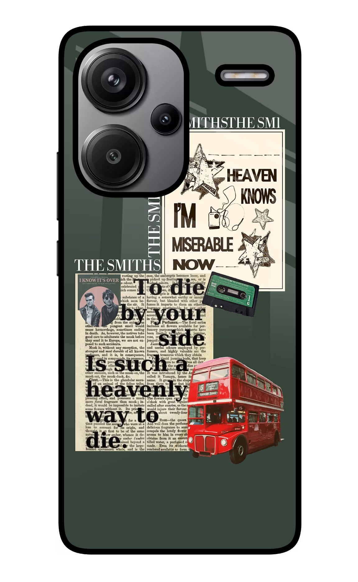 The Smiths Redmi Note 13 Pro+ 5G Glass Case Back Cover by Casekaro