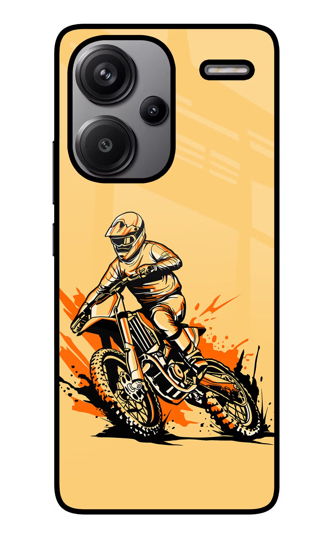 Off-Road Fury Redmi Note 13 Pro+ 5G Glass Case Back Cover by Casekaro