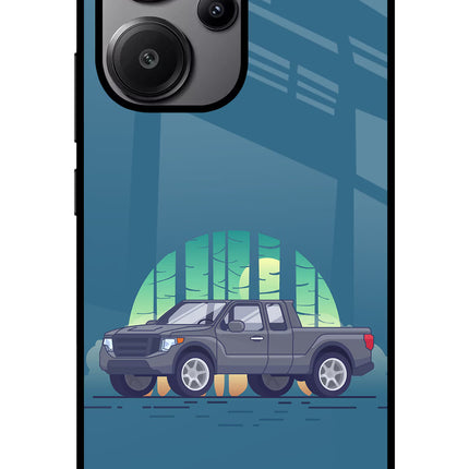 Retro Garage Vibe Redmi Note 13 Pro+ 5G Glass Case
