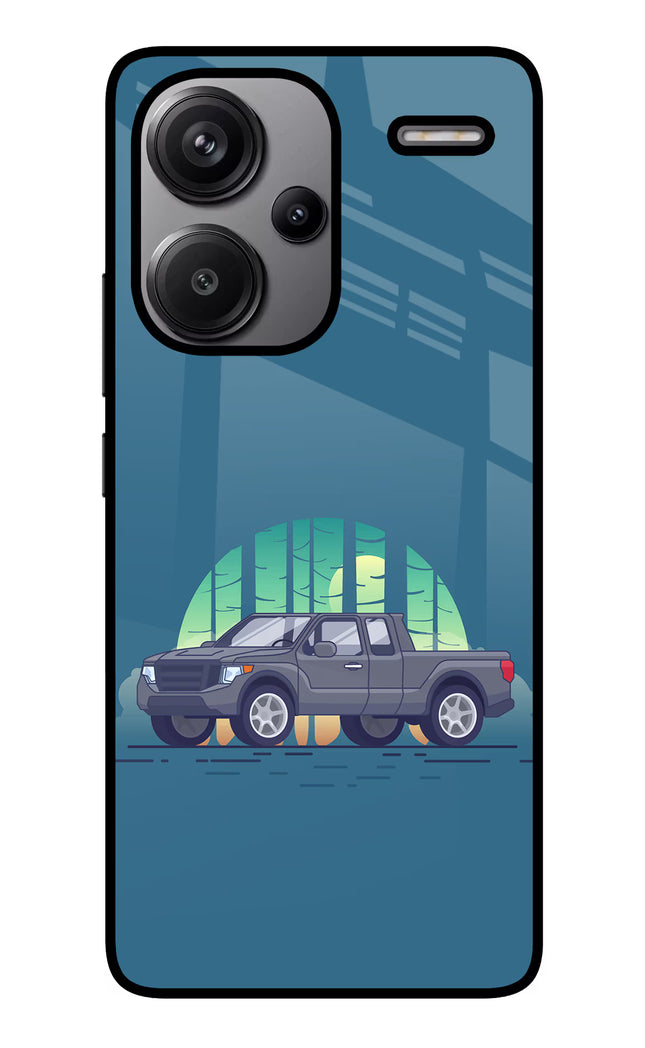 Retro Garage Vibe Redmi Note 13 Pro+ 5G Glass Case
